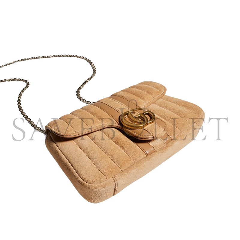 GUCCI JETSET GG MARMONT SMALL SHOULDER BAG A006X1 (20.5*11.5*6cm)